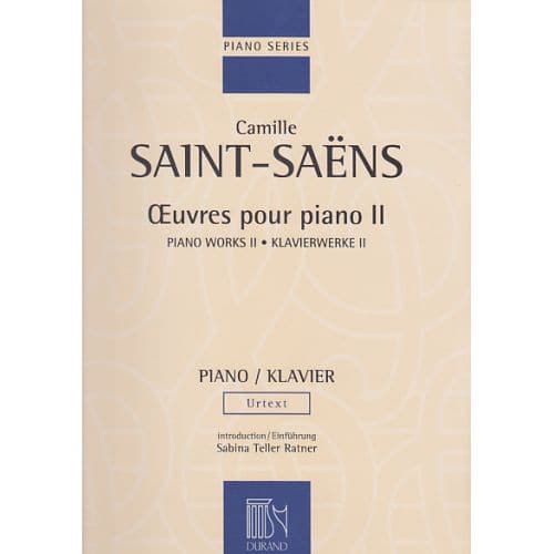 SAINT-SAENS C. - OEUVRES POUR PIANO - VOLUME II (VALSES) - PIANO