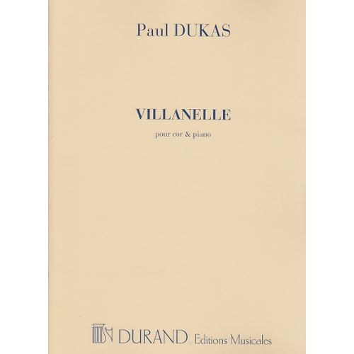 Dukas P. - Villanelle - Cor Et Piano