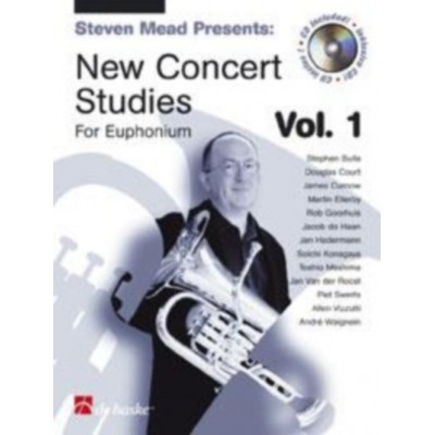 STEVEN MEAD - NEW CONCERT STUDIES VOL.1 - EUPHONIUM + CD