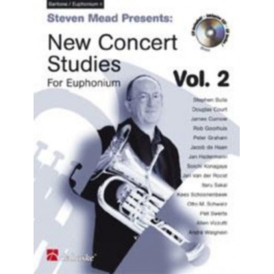 Steven Mead - New Concert Studies Vol.2 - Euphonium Cle De Sol + Cd 