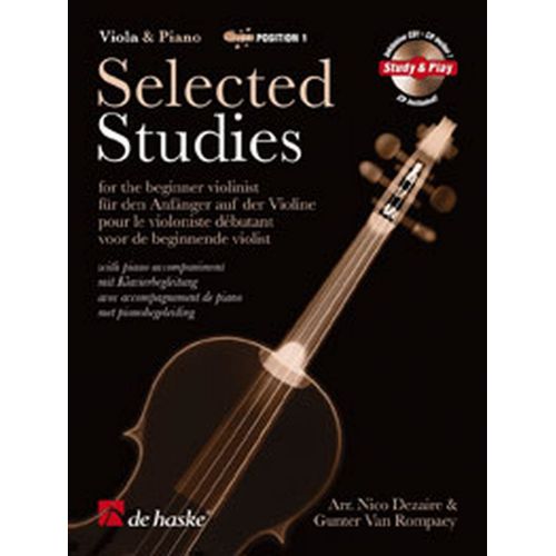 DEHASKE SELECTED STUDIES + CD - ALTO, PIANO