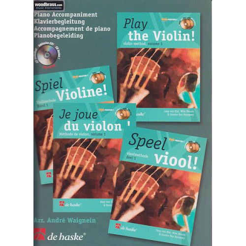 DEHASKE JE JOUE DU VIOLON VOL.1 - ACCOMPAGNEMENT DE PIANO