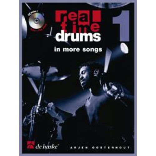 REAL TIME DRUMS IN MORE SONGS + CD 
