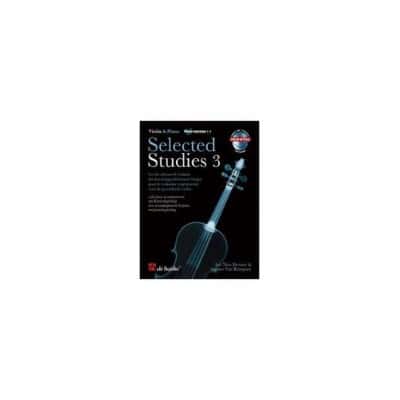 SELECTED STUDIES VOL.3 + CD - VIOLON, PIANO