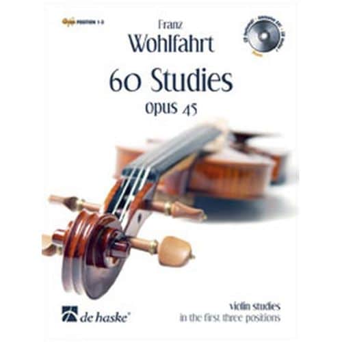 WOHLFAHRT FRANZ - 60 ETUDES OP.45 + CD - VIOLON