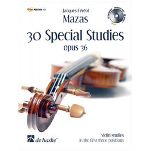 MAZAS - 30 SPECIAL STUDIES OP.36 + CD - VIOLON