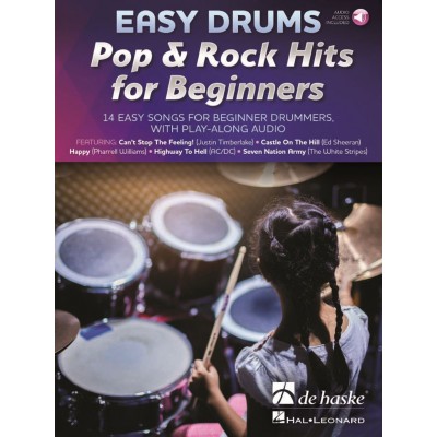 DEHASKE Easy Drums - Pop & Rock Hits For Beginners