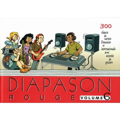 DIAPASON ROUGE VOL.6 - PAROLES ET ACCORDS