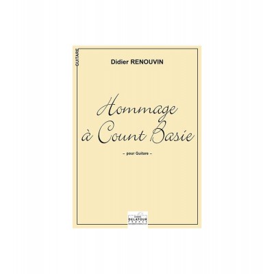 RENOUVIN DIDIER - HOMMAGE A COUNT BASIE POUR GUITARE