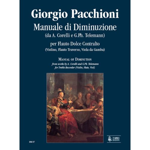 UT ORPHEUS Pacchioni Giorgio - Manuale Di Diminuzione From Works By A. Corelli And G. PH. Telemann