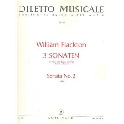 FLACKTON WILLIAM - SONATA D-DUR - ALTO & PIANO