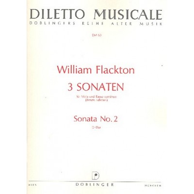 DOBLINGER FLACKTON WILLIAM - SONATA D-DUR - ALTO & PIANO