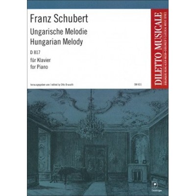 SCHUBERT F. - UNGARISCHE MELODIE H-MOLL D 817 - PIANO