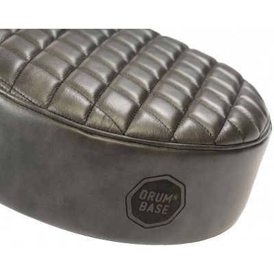 RLST-GRY - Assise en Cuir Véritable - Grise