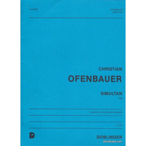 DOBLINGER OFENBAUER - SIMULTAN - PIANO