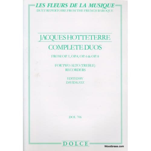 HOTTETERRE J. - COMPLETE DUOS - FLUTES A BEC ALTO