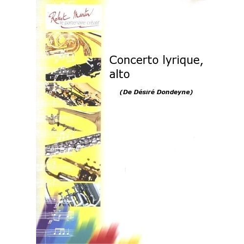 DONDEYNE D. - CONCERTO LYRIQUE, ALTO