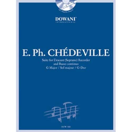 CHEDEVILLE N. - SUITE IN G MAJOR - SOPRANO RECORDER, BC