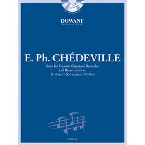 CHEDEVILLE N. - SUITE IN G MAJOR - FLUTE A BEC SOPRANO, BC