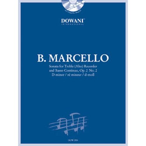 Marcello B. - Sonata Op.2 N°2 Re Mineur - Flute A Bec Alto, Bc