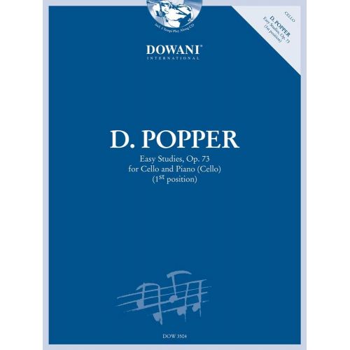 POPPER D. - EASY STUDIES OP.76 - VIOLONCELLE, PIANO