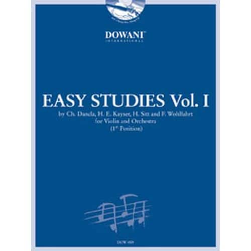 EASY STUDIES VOL.1 + CD - DANCLA, KAYSER, SITT, WOHLFAHRT - VIOLON, ORCH