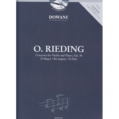 RIEDING O. - CONCERTO FOR VIOLIN AND PIANO OP. 36 D MAJOR 