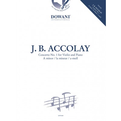 ACCOLAY - CONCERTO NO. 1 FOR VIOLIN AND PIANO
