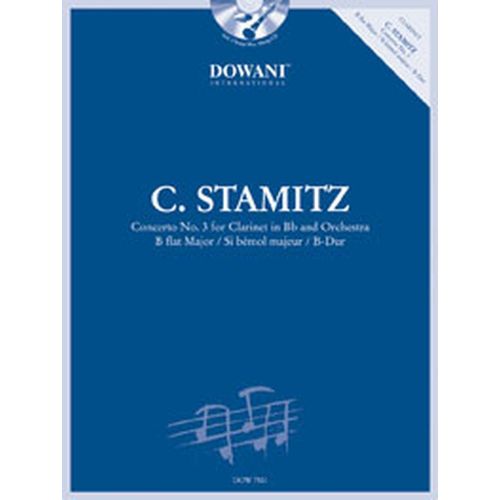 STAMITZ C. - CONCERTO N°3 BB-MAJOR + CD - CLARINETTE, PIANO