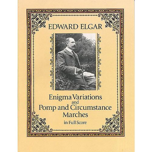 ELGAR EDWARD - ENIGMA VARIATIONS AND POMP AND CIRCUMSTANCE MARCHES - FULL SCORE - ORCHESTRA