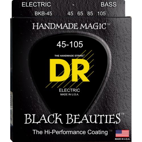 DR STRINGS BKB-45 Handmade Magic Black Beauties 45-105