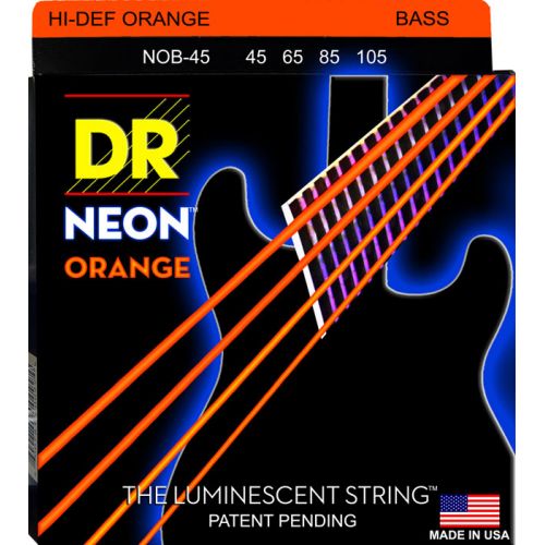 DR NOB-45 MT7-10 NEON ORANGE BASS 45-105 MEDIUM 4 CORDES