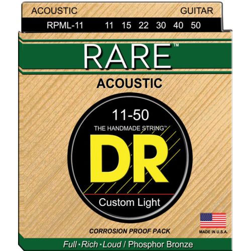 RPML-11 RARE PHOSPHORE BRONZE ACOUSTIQUE 11-50 MEDIUM LITE