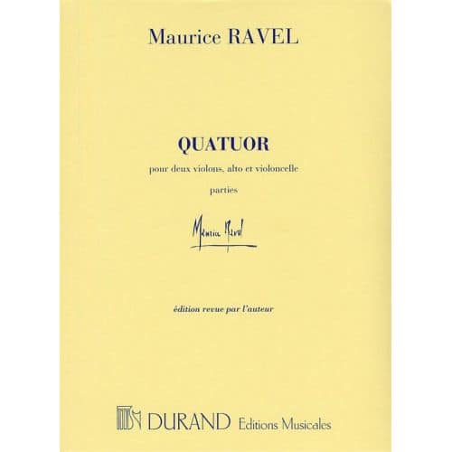 RAVEL M. - QUATUOR A CORDES