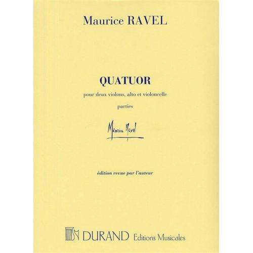 RAVEL M. - QUATUOR A CORDES