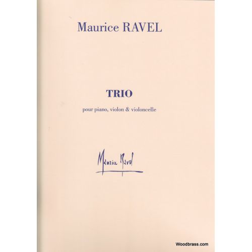 RAVEL M. - TRIO - VIOLON VIOLONCELLE ET PIANO