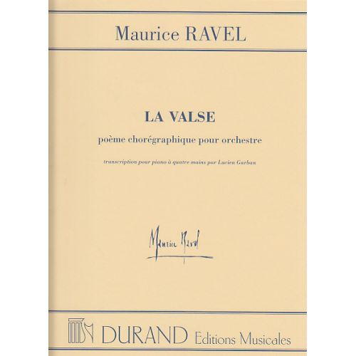 RAVEL M. - LA VALSE - PIANO 4 MAINS