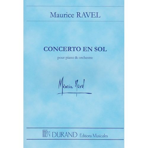 RAVEL M. - CONCERTO EN SOL - CONDUCTEUR