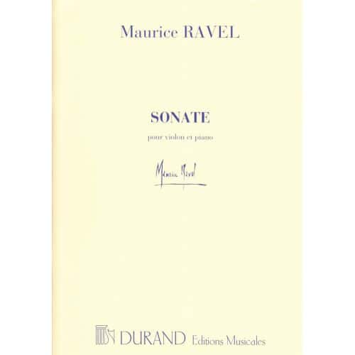 RAVEL MAURICE - SONATE - VIOLON, PIANO