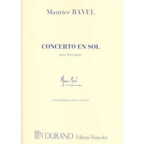  Ravel Maurice - Concerto En Sol - 2 Pianos