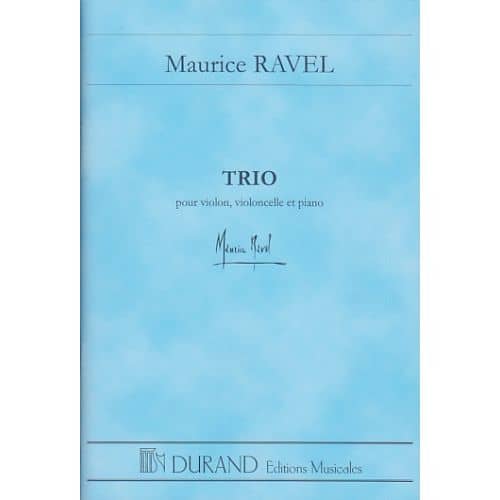  Ravel Maurice - Trio Pour Violon, Violoncelle Et Piano - Conducteur Poche