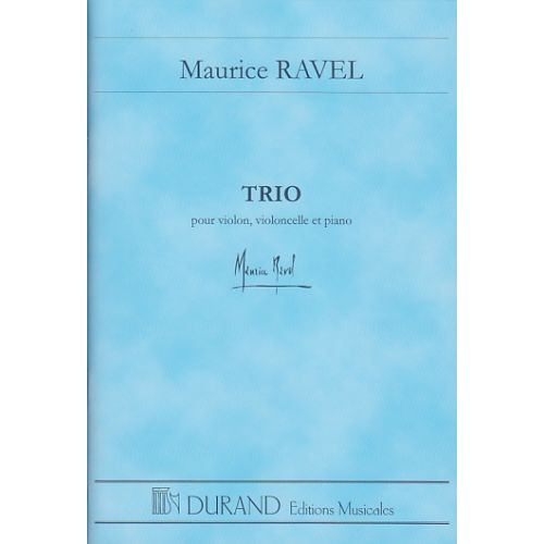 DURAND RAVEL MAURICE - TRIO POUR VIOLON, VIOLONCELLE ET PIANO - CONDUCTEUR POCHE