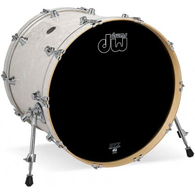 22X18 BASS DRUM PERFORMANCE FINISH PLY / SATIN OIL WHITE MARINE PEARL