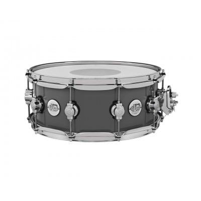 STEEL GRAY SNARE DRUM DESIGN SERIES DDLG5514SSSG