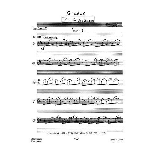 GLASS PH. - GRADUS - SAXOPHONE SOPRANO