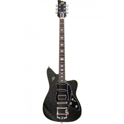 DUESENBERG Paloma Baritone Black Sparkle + Housse
