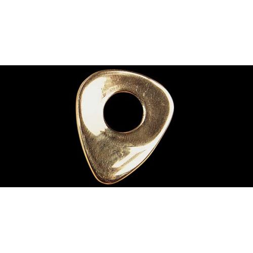 GOLD PLATED PICK WITH HOLE