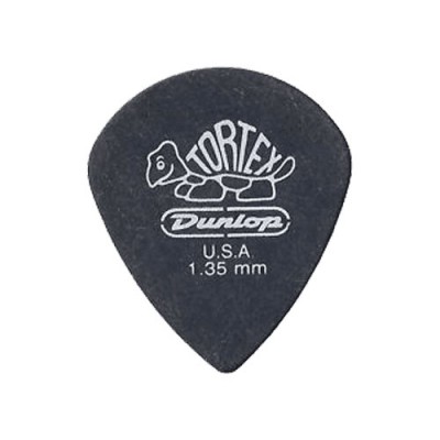 DUNLOP ADU 482P135 - TORTEX PITCH SCHWARZ PLAYERS PACK - 1,35 MM (VON 12)