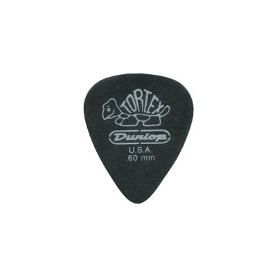 DUNLOP ADU 488P60 - TORTEX PITCH ZWART PLAYERS PACK - 0,60 MM (PER 12)