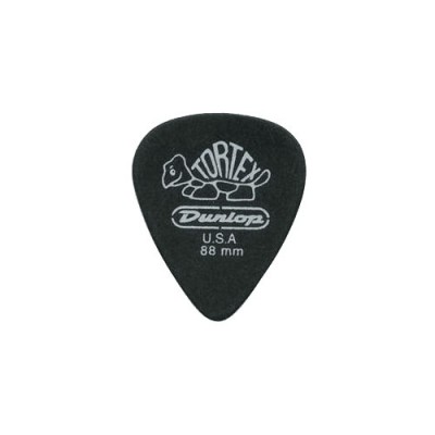DUNLOP ADU 488P88 - TORTEX PITCH SCHWARZ PLAYERS PACK - 0,88 MM (VON 12)